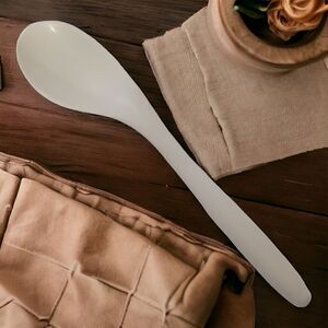 Ingrid Ltd Chicago Serving Spoon Salad White Melamine Melmac Mid Century Modern.